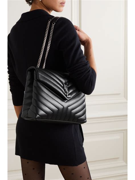 ysl loulou bag medium black|yves saint laurent loulou bag.